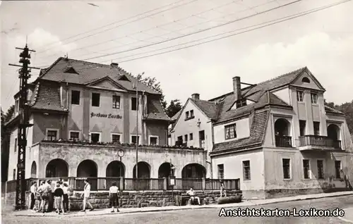 Foto Ansichtskarte Hartha Kurhaus b Tharandt Freiberg 19