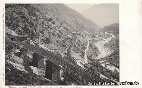 Ansichtskarte Postcard Gotthardtunnel Pianotondo Uri Tes