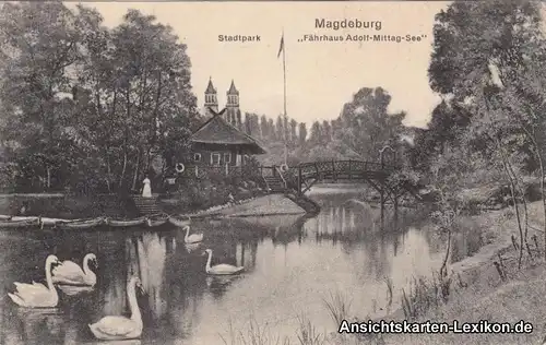 Magdeburg-Werder Stadtpark - "Fährhaus Adolf-Mittag-