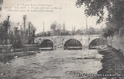 GPC Postcard Le Puy-en-Velay Vieux  pont sur la Borne (U