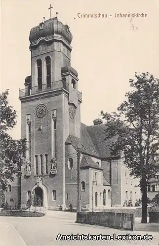 Crimmitschau Partie an der Johanniskirche