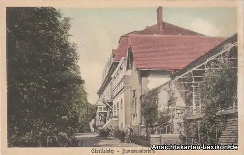 Postcard Gizellatelep Dunasanatorium b Visegrád Magyar A