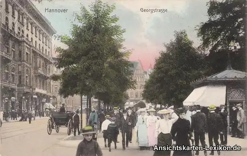 Hannover Georgstraße und Cafe Kröpcke