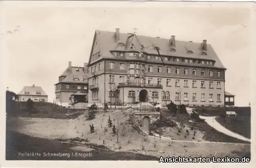 Schneeberg Partie an der Heilstätte