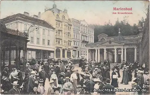 Marienbad Am Kreuzbrunnen - belebt - Hotel Leipzig