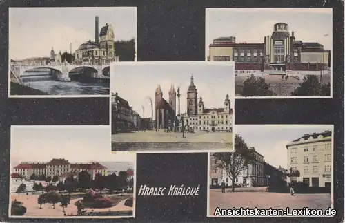 Königgrätz 5 Bild: Markt, Brücke, Museum und Straße