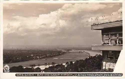 Ansichtskarte Blick auf Dresden - Luisenhof 1934 Walter Hahn:7933