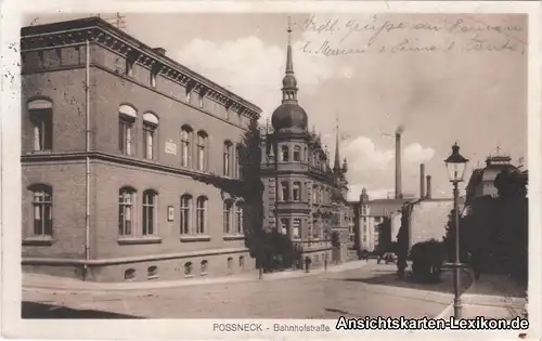 Pößneck Partie in der Bahnhofstraße