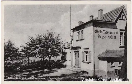 Ansichtskarte Tabarz Thüringer Wald Waldrestaurant " 1958