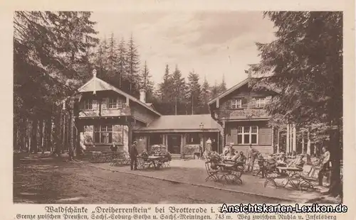 Brotterode Waldschänke "Dreiherrenstein"