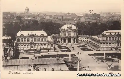 Foto Ansichtskarte Dresden Innere Altstadt Zwinger - Bli