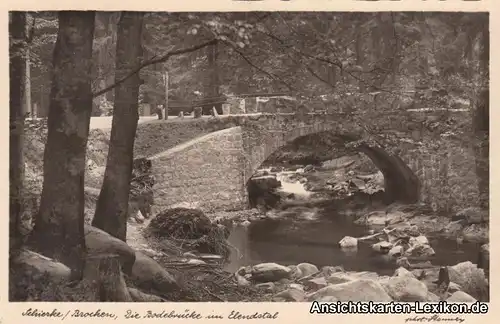 Schierke Bodebrücke im Elendstal