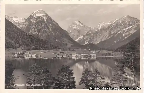 Eben am Achensee Pertisau Totale mit See Foto Ansichtska