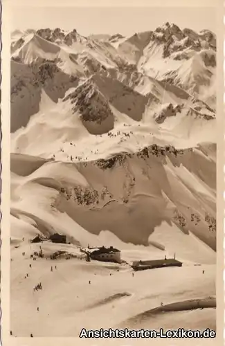 Oberstdorf Nebelhorn mit Nebelhornhaus Foto Ansichtskart