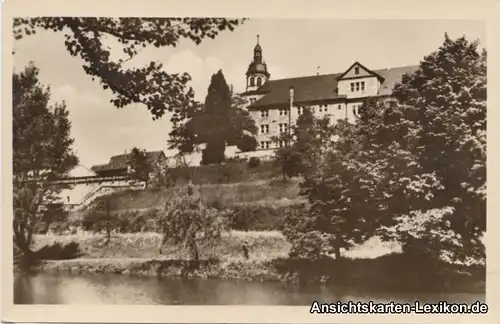 Ansichtskarte Schmalkalden Schloß Wilhelmsburg 1953