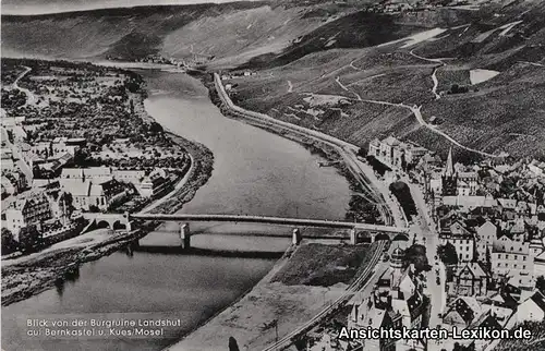 Ansichtskarte Bernkastel-Kues Blick auf die Stadt g1957