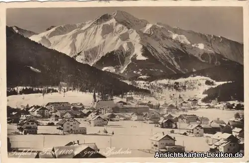 Ansichtskarte Seefeld Totalansicht im Winter 1941