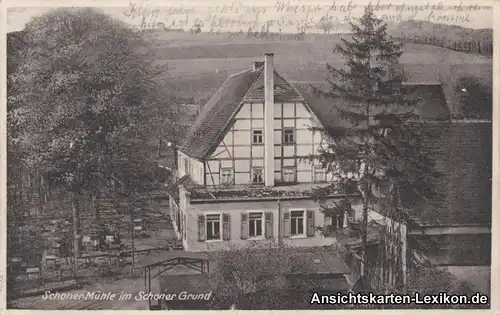 Dresden-Ockerwitz Schoner-Mühle im Schoner Grund