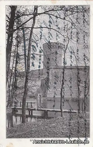 Ansichtskarte Berlin-Spandau Partie am Juliusturm g1913