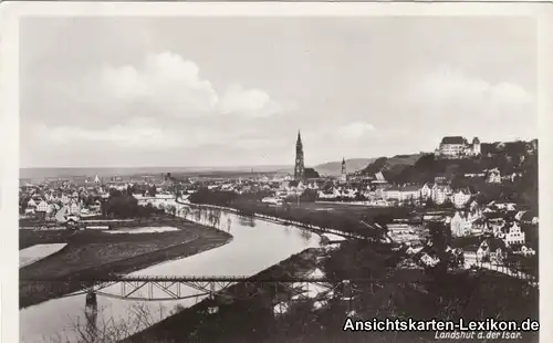 Landshut Totale mit Brücke