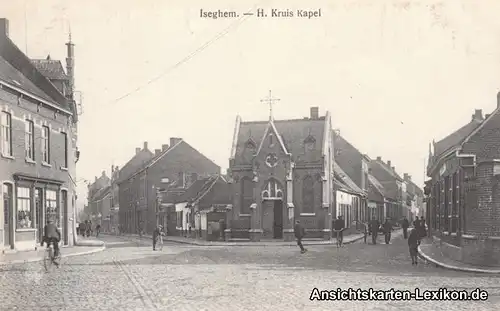 Izegem (Iseghem) Straßenpartie  - H. Kruis Kapel