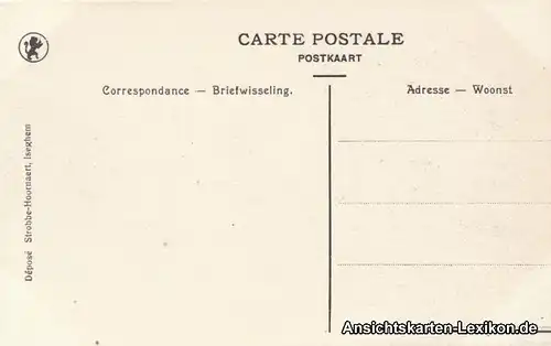 Izegem (Iseghem) Straßenpartie  - H. Kruis Kapel