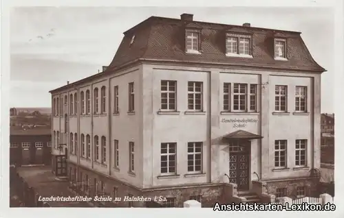 Hainichen Landwirtschaftliche Schule