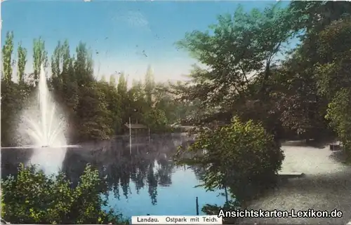 Landau in der Pfalz Ostpark mit Teich