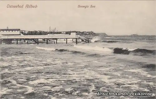 Ahlbeck (Usedom) Seebrücke bei bewegter See