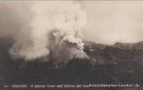 Neapel Ausbruch des Vesuv