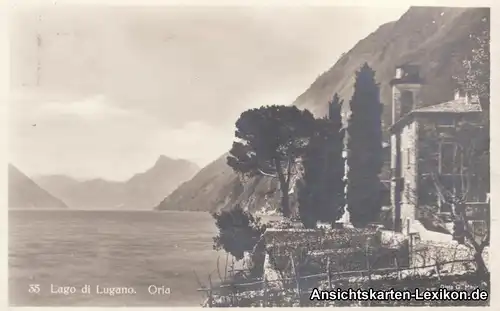 Lugano Partie am Luganersee (Oria)