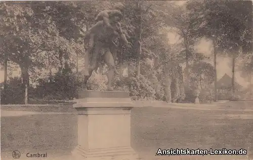 Ansichtskarte GPC Cambrai Kamerijk Kamerich Jardin publi