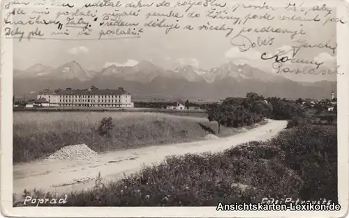 Foto Ansichtskarte Deutschendorf Poprad Totalansicht Pre