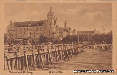 Kolberg Partie am Strandschloß