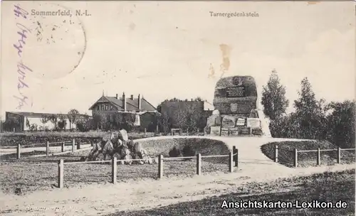 Sommerfeld (Neumark) Partie am Turnergedenkstein