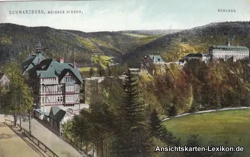 Schwarzburg Weisser Hirsch und Schloß