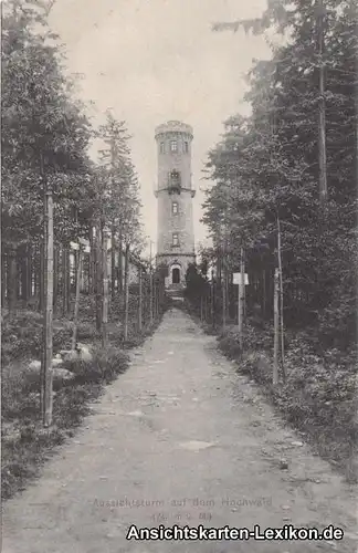 Oybin Aussichtsturm auf dem Hochwald