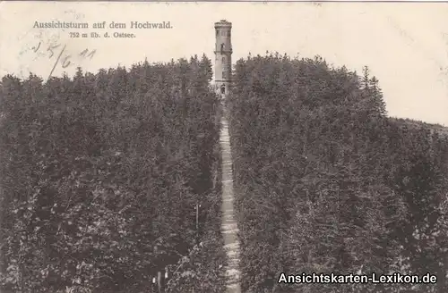 Oybin Aussichtsturm auf dem Hochwald