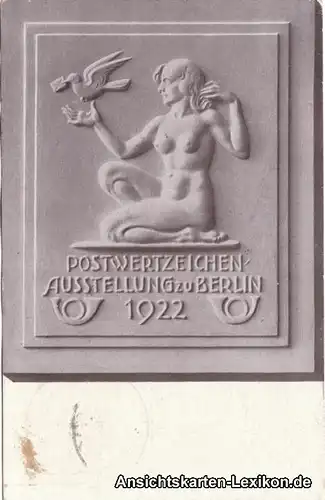 Berlin Postwertzeichen Ausstellung 1922