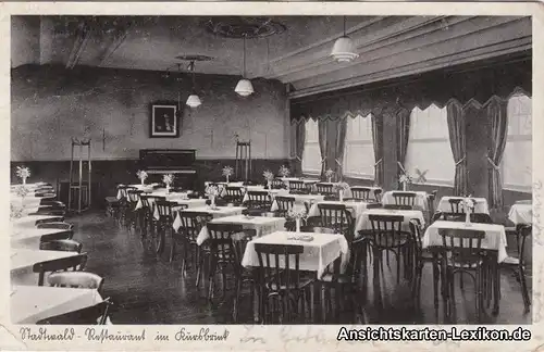 Ansichtskarte Hagen Westfalen Haspe Stadtwald Restaurant im Kursbrin 1940