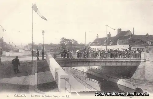 Calais Le Pont Saint Pierre und Geschäfte