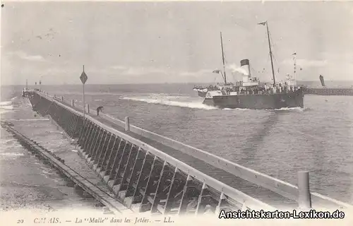 Calais Dampfer (La "Malle" dans  les Jetees