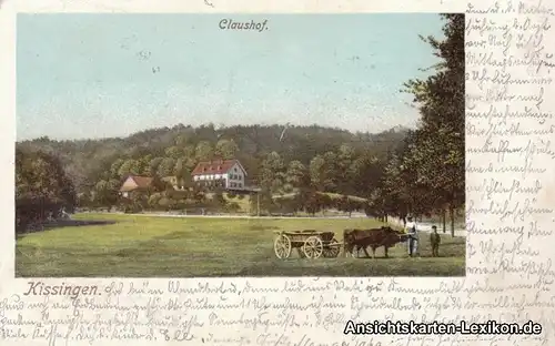 Ansichtskarte Bad Kissingen Claushof 1912