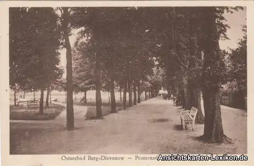 Berg Dievenow Promenade am Bodden