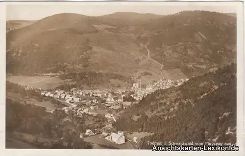 Todtnau aus dem Flugzeug