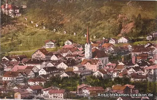 Ansichtskarte Garmisch-Partenkirchen Blick auf die Stadt