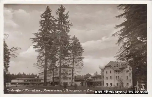 Foto Ansichtskarte Elbingerode Diakonissen-Mutterhaus 1939