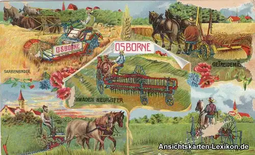 Osborne - Geräte -Landwirtschaft Postcard Ansichtskarte 