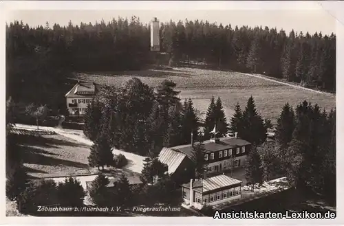 Auerbach (Vogtland) Fliegeraufnahme - Zöbischhaus