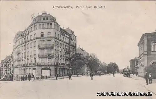 Pforzheim Partie am Bahnhof